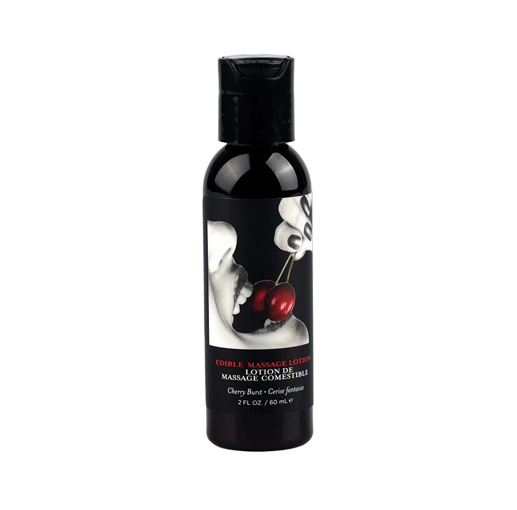 Earthly Body Edible Massage Lotion-Cherry 2oz
